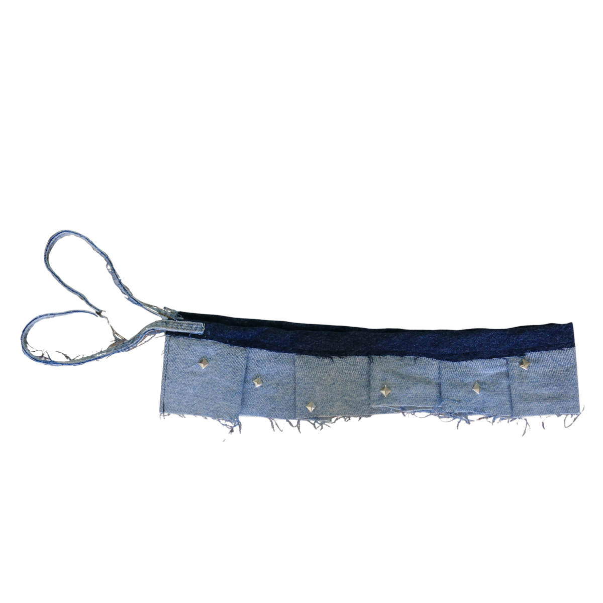 Denim belt