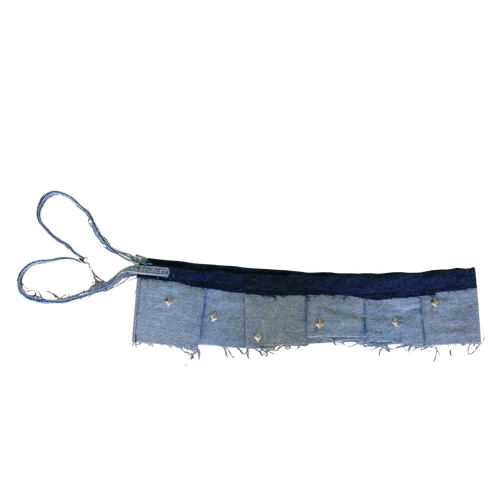 Denim belt