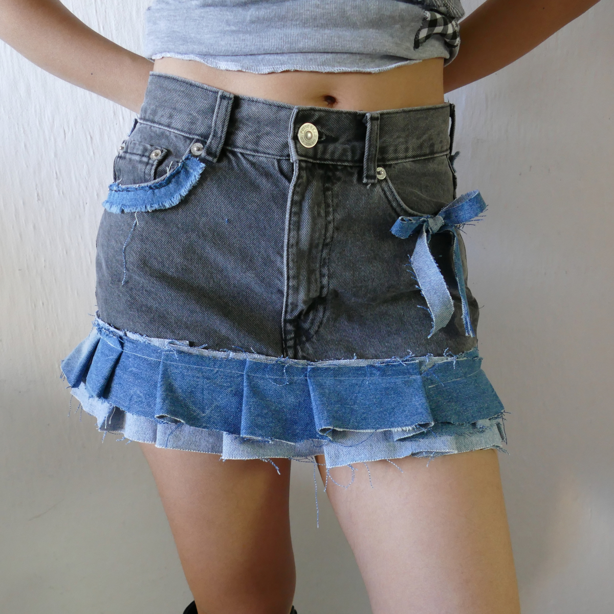 Denim skirt